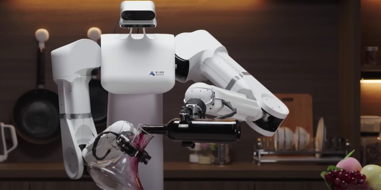 Pelar verduras, aspirar y servir vino: Astribot ha presentado un robot sorprendentemente ágil